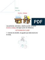 Encima - Debajo: Clase de Matematicas February 8 Al 12 Del 2021