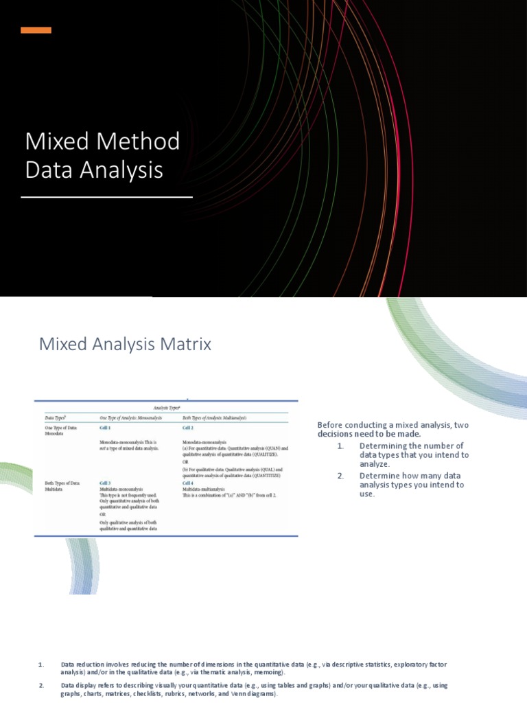 Mixed-Method Data Analysis | PDF | Data Analysis | Quantitative Research