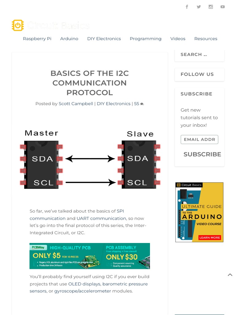 I2C Communication Protocol Basics | PDF
