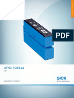 Sensor ultrassônico tipo garfo UFN3-70B413
