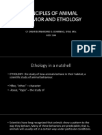 Geec 108 Lec1 Principles of Animal Behavior and Ethology