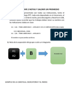 Indicaciones de La Presentacion Informe y El Trabajo PDF