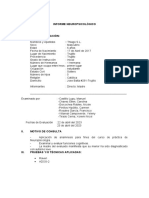 INFORME NEUROPSICOLOGICO Segunda Unidad