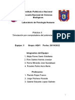 Práctica 3 "Simulación Por Computadora Del Potencial de Acción"