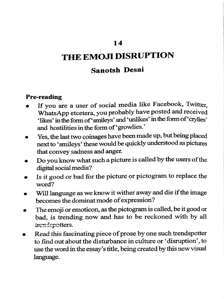 Emoji Disruption | Download Free PDF | Communication | Noun