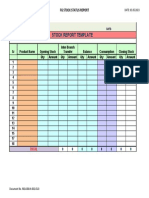 11 FG Stock Status Report