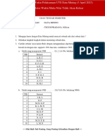 Teguh Pradana - UTS - Soal Data Mining