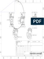 Assembly drawing of precision mechanical parts