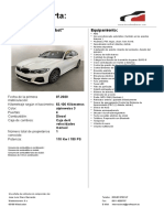 BMW 318d M Sport 2020 RefS57-3008j PDF