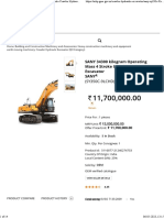 SANY 34300 Kilogram Operating Mass 4 Stroke Crawler Hydraulic Excavator