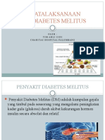 Penatalaksanaan Diet Diabetes Melitus: Oleh: Tim Ahli Gizi Charitas Hospital Palembang