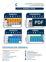 Calendario Maestria Cuatrimestral Online