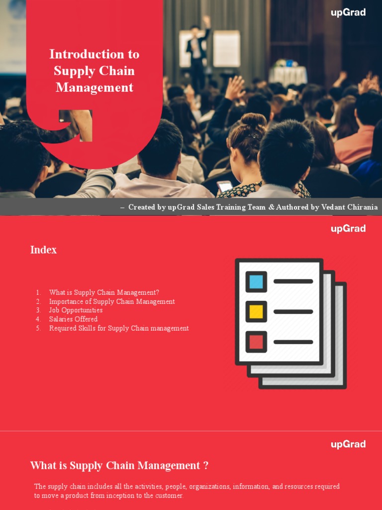 Supply Chain Management Overview Guide | PDF | Supply Chain Management ...