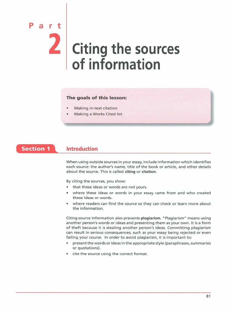 Citing Sources to Avoid Plagiarism | PDF | Plagiarism | Whaling