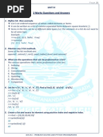 PSPP UNIT-4 FULL 2 Marks Q & A PDF