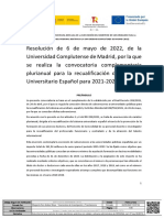 CONVOCATORIA COMPLEMENTARIA UCM PARA LA RECUALIFICACION DEL SISTEMA UNIVERSITARIO ESPAÑOL 2021-2023_ definitiva.report(1)