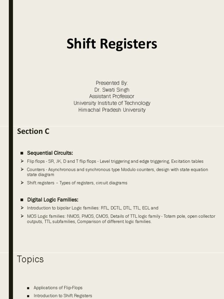 Shift Registers PDF
