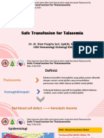 Cara Transfusi Darah yang Aman dan Efektif untuk Pasien Talasemia