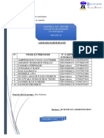 Devoir de Maison de Collecte de Donnees Statistique M1 Gestion Groupe 28