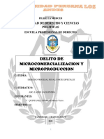 Delito de Microcomercializacion y Microproduccion