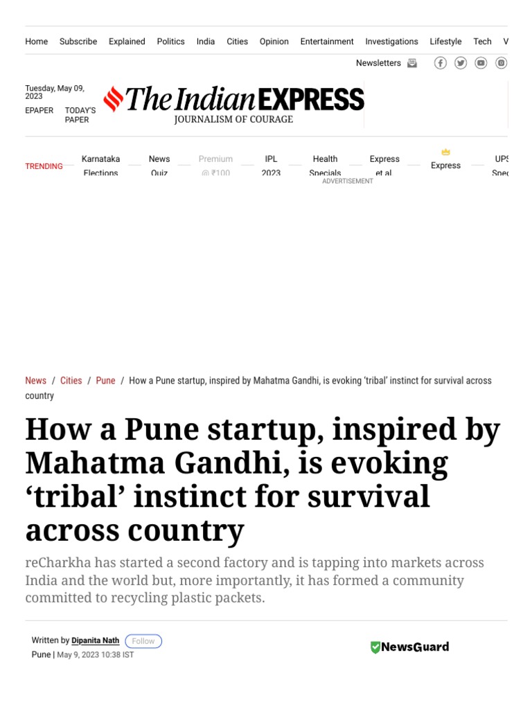 How a pune startup inspired by mahatma gandhi is evoking tribal