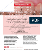 L'éclaircissement Interne de La Dent Dépulpée PDF