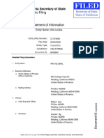 Electronic Filing: California Secretary of State