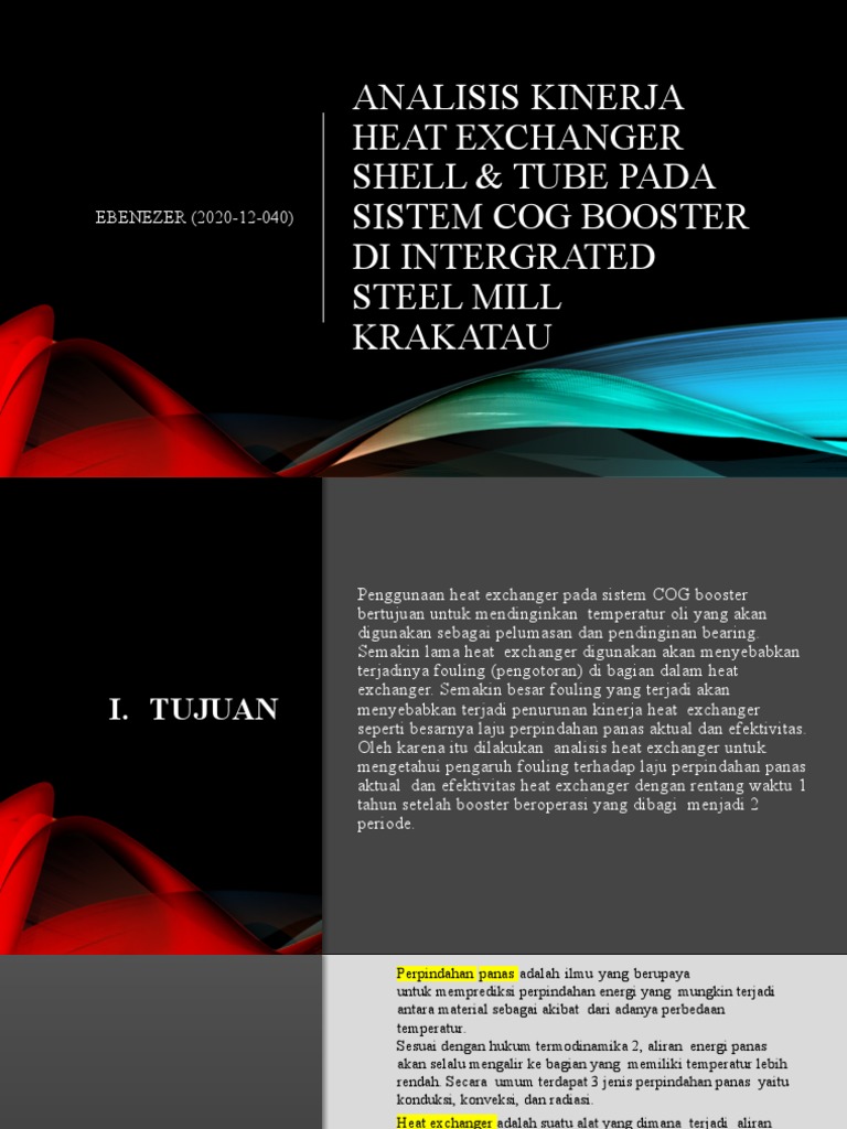 Analisis Kinerja Heat Exchanger Shell | PDF