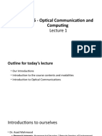 ES 475 - Introduction to Optical Communications and Computing