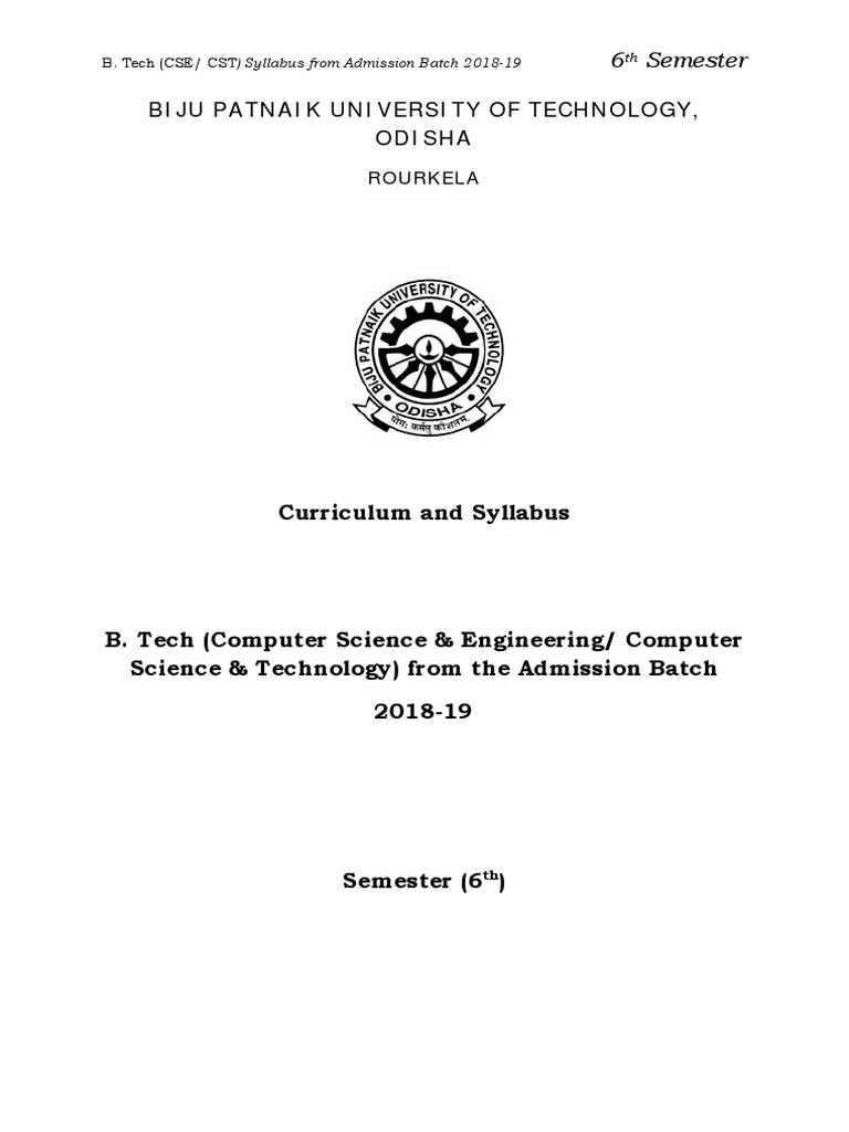 6th sem syllabus pdf pdf modulation parsing