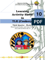 Department of Education Schools Division of City of Meycauayan Learning Activity Sheet in TLE (Cookery) Third Quarter - Week 7 Plate/Present Poultry and Game Dishes (TLE_HECK10PGD-IIIi-27