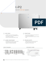 Sungrow Inverter SG125CX Datasheet