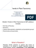 Moderns Trends in Plant Taxonomy-15-03-2023