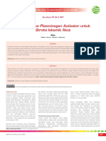 Terapi Tissue Plasminogen Activator Untuk Stroke Iskemik Akut PDF