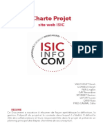 Charte Projet Site Web de Lisic