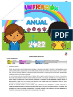 Planificación Anual 5 Años - 2022