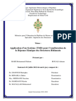 Application d un Système (TMD) pour l Amélioration de la Réponse Sismique des Structures Bâtiments.pdf