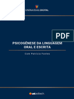 Ebook Da Disciplina - PsicogÃ Nese Da Linguagem Oral e Escrita