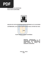 Análisis de Costos de Producción de Arándano Alto (Vaccinium Corymbosum L.) en La Zona Centro Sur de Chile. Estudio de Caso