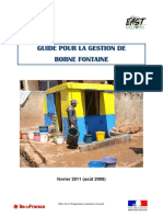 East Guide Pour La Gestion de Borne Fontaine 2011