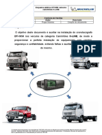 Instalação cronotacógrafo DT1050 em caminhões K-LINE