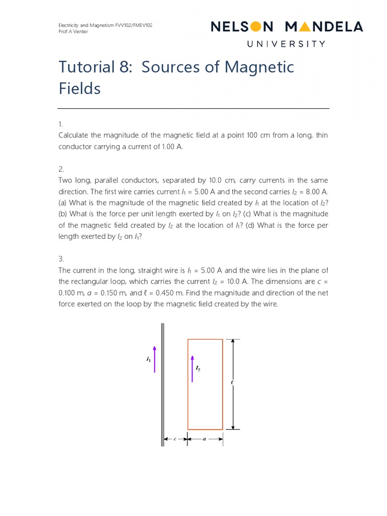 Magnetic Field Calculations Tutorial | PDF | Science & Mathematics
