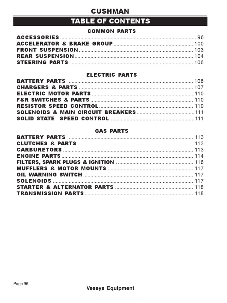 Cushman 18 Hp Engine Service Manual