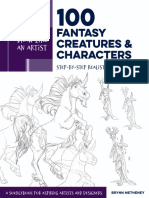 Draw Like an Artist 100 Fantasy Creatures and Characters Step-by-Step Realistic Line Drawing (Brynn Metheney) (z-lib.org).pdf