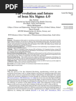 The Evolution and Future of Lean Six Sigma 4.0