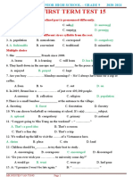 The First Term Test 15