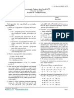 Média e mediana de conjuntos em prova de matemática computacional