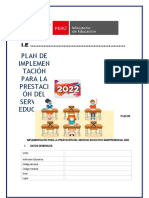 PLAN DE IMPLEMENTACIÓN A LA PRESENCIALIDAD-2022 (Llenado)