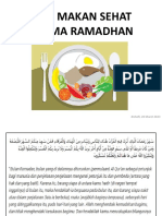 POLA MAKAN SEHAT SELAMA DAN SETELAH RAMADHAN - Shofi PDF