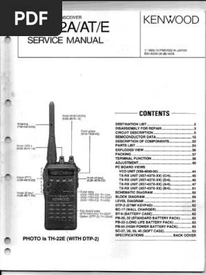 KENWOOD th22 PDF | PDF